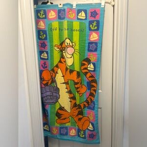 90’s Beach Towel- Disney’s Tigger - Excellent condition